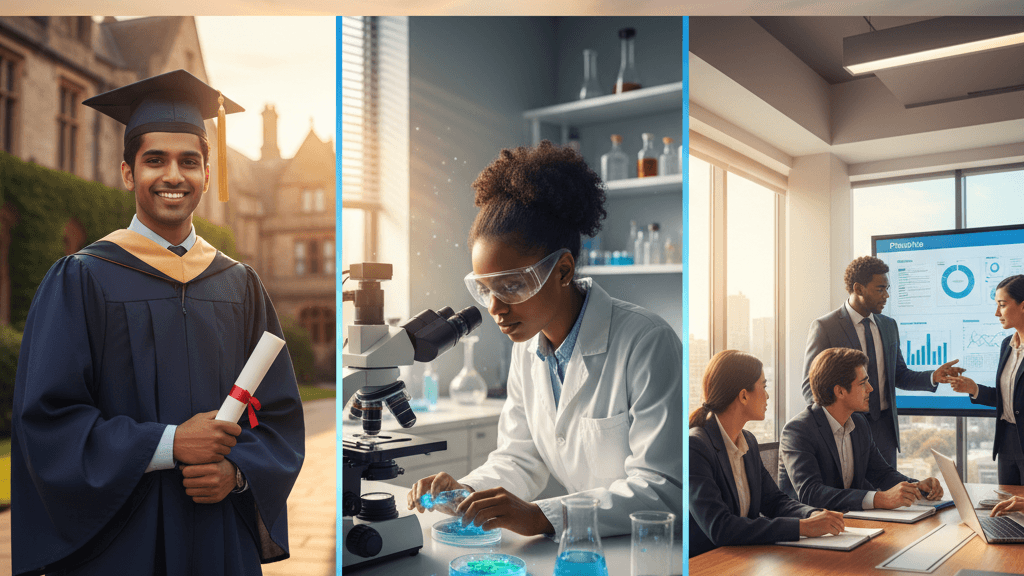 स्पेन में पोस्टग्रेजुएट प्रोग्राम के प्रकार: मास्टर्स vs MBA vs PhD vs पोस्ट-डॉक