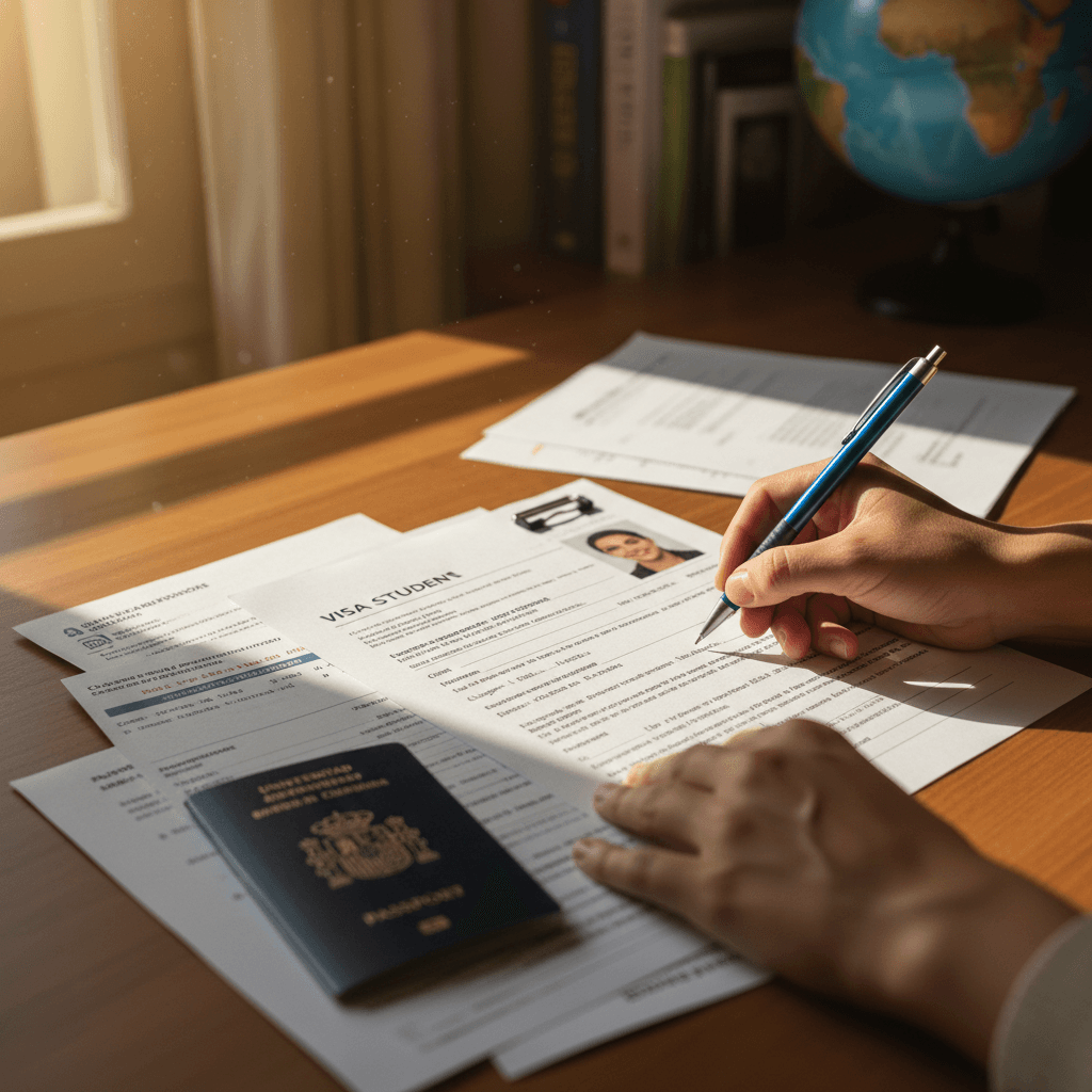 स्पेन स्टूडेंट वीज़ा: आवश्यकताएं, दस्तावेज़ चेकलिस्ट और सामान्य ग़लतियाँ